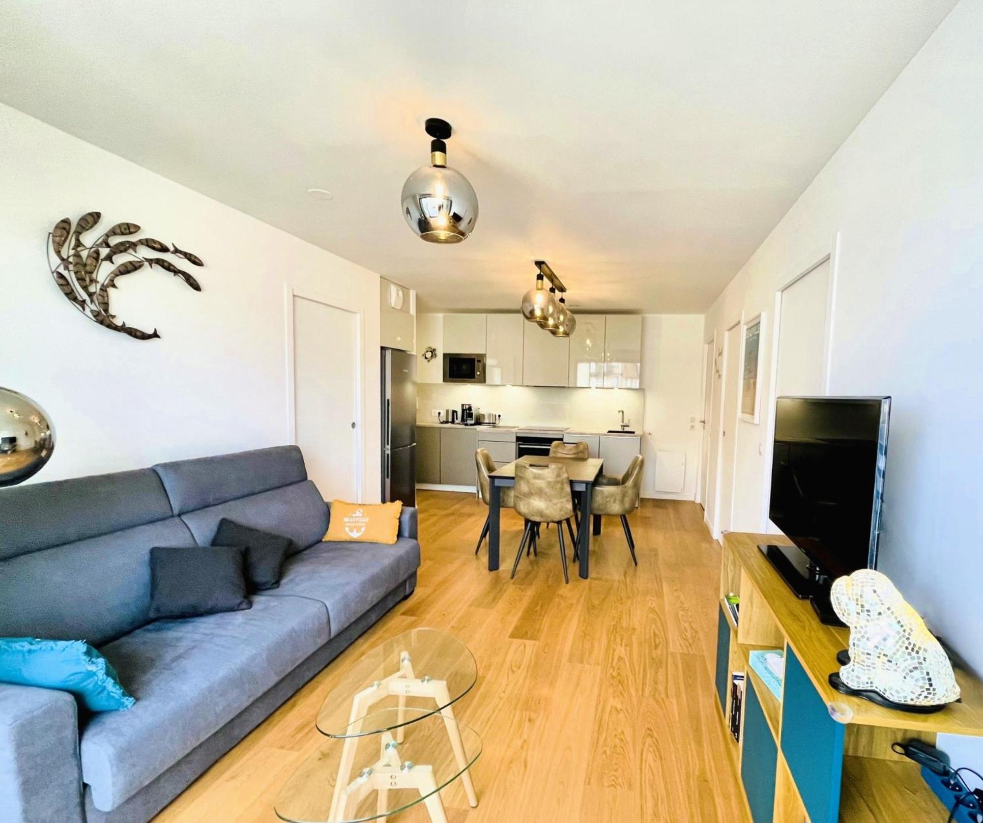 Apartament Sejour Authentique - Balcon, Parking & Wifi Ultra-Rapide Deauville Zewnętrze zdjęcie